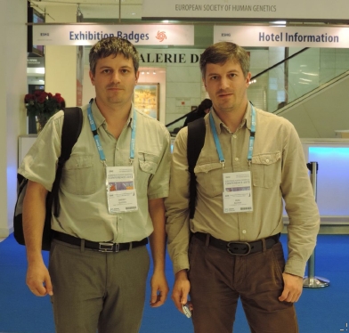 Олег и Андрей Глотовы на Европейском конгрессе по генетике человека
